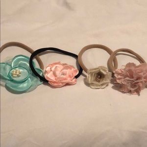 4 pk Baby Girl Headbands
